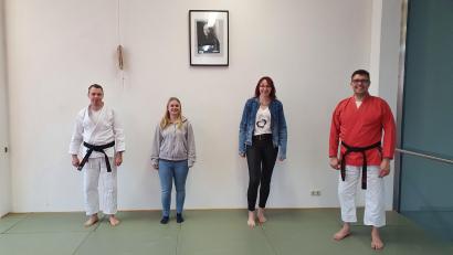 Bild: Schmid/exb
Um kompetente Ansprechpartner zu sein, nutzen die Judoka die Möglichkeit der vom Verband angebotenen Weiterbildung. 