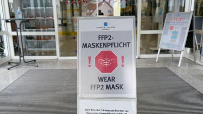 Bild: Klinikum/Dietl/exb
Die Maskenpflicht gilt im Klinikum. St. Marien Amberg weiterhin.