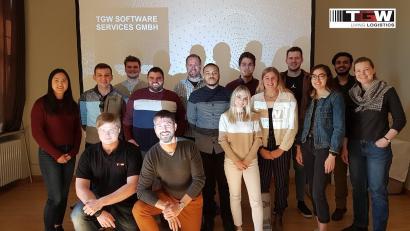 Bild: Angela Klotz/exb
Ihre Exkursion führte die Studenten der Xavier University Cincinati auch zur TWG nach Teunz.