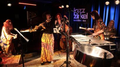 Bild: Kunz
Die "Sisters in Jazz" bei ihrem Auftritt im "Bistrot Paris" beim Jazz-Zirkel Weiden.