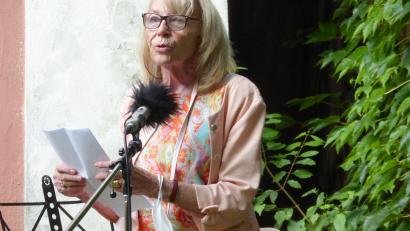 Bild: fsb
Dr. Rita Kielhorn bei der Eröffnung der letztjährigen Wurzer Sommkonzerte.