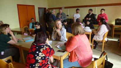 Bild: bk
Erste Formalitäten werden im Gruppenraum erledigt