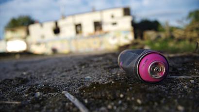 Bild: Emily Wabitsch
In der Schulgassee wurde ein Haus beschmiert.