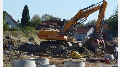 Symbolbild: cv
Für das neue Baugebiet "Lerchenbühl" sollen die Erschließungsarbeiten Anfang Mai beginnen.