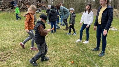 Bild: gi
Viel Spaß machte den Kindern der Eierlauf, der vorwärts, rückwärts und auch hüpfend bewältigt werden musste.