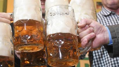 Bild: Lowak
Das Festbier für das Weidener Frühlingsfest 2022: Frisch aus dem Fass, goldgelb mit Schaumkrone.