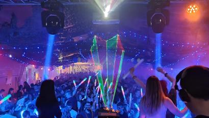 Bild: gi
Gut angenommen wurde das Summer-Opening in der Turnhalle.