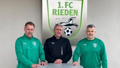 Bild: gau
Der 1. FC Rieden setzt künftig auf das Trainer-Trio (von links) Oliver Ruschitzka-Stigler, Josef Fleischmann und Michael Sander.
