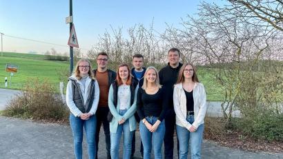 Bild: Franziska Fruth/exb
Der neue Vorstand der Kirwagemeinschaft Pursruck (von links): Simone Heldmann, Martin Heinrich, Franziska Fruth, Wolfgang Schadl, Corinna Donhauser, Markus Schadl, Johanna Fruth.