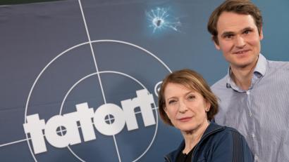 Bild: Jörg Carstensen
Die Schauspieler Dagmar Manzel als Hauptkommissarin Paula Ringelhahn und Fabian Hinrichs als Hauptkommissar Felix Voss ermitteln im Franken-Tatort.