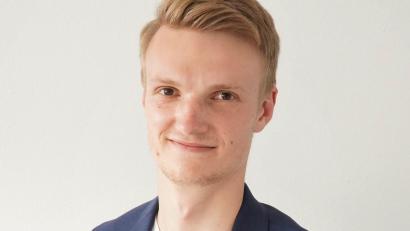 Bild: Marco Rubenbauer 
Preisträger und OTV-Volontär Tim Wehinger.