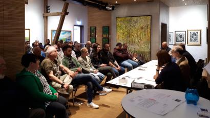Bild: pz
Groß war der Andrang im Kunsthaus Waldsassen bei der Vorbesprechung für das Bürgerfest am 3. Juli.