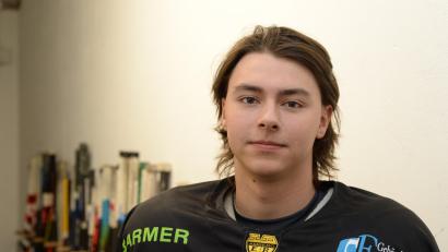 Archivbild: Andreas Brückmann
Leon Hartl kam in 39 Spielen auf 24 Scorerpunkte für den ERSC Amberg.