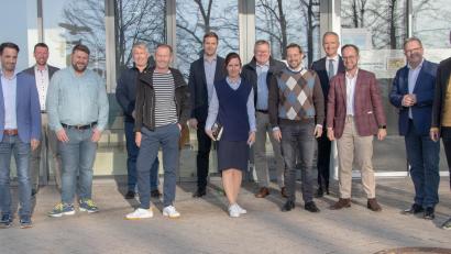 Bild: Stephanie Gräß/exb
Die CSU-Stadtratsfraktion informierte sich über das Landesamt für Pflege in Amberg. Der Fünfte von rechts ist dessen neuer Leiter Achim Uhl.