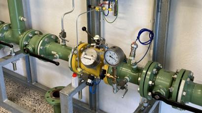 Bild: exb
Von der Weidener Gasverteilerstation aus verlaufen 292 Kilometer Rohre unter der Stadt, um alle Haushalte zu versorgen.