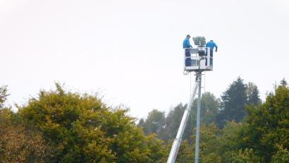 Bild: rro
Dank der Fördergelder hat die neue Flutlichtanlage dem TSV Dieterskirchen relativ wenig gekostet.