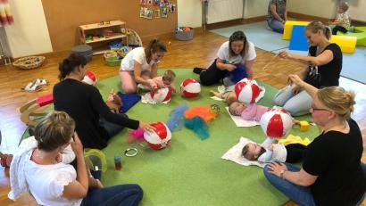 Bild: Christina Ach/exb
Im Pfarrheim Weiherhammer gibt es ein neues Spieleparadies für Kleinkinder.