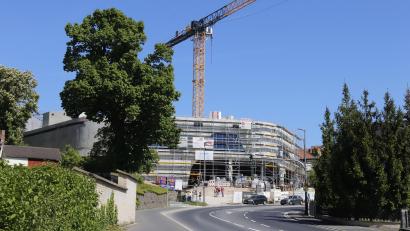 Bild: mfh
Noch sind die Oberpfalz-Arkaden nicht fertig, aber am Sonntag, 15. Mai. konnte der imposante Bau auf der Edeka-Ebene von der Öffentlichkeit besichtigt werden. 	Bild: mfh