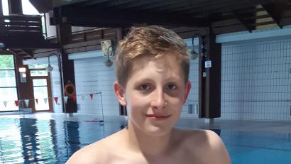 Bild: rbg
Leonhard Fütterer vom Tirschenreuther Schwimm-Club freut sich auf seine erste Teilnahme an den deutschen Jugendmeisterschaften am kommenden Dienstag in Berlin.