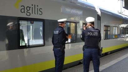 Bild: Bundespolizei
Die Bundespolizei auf Streife am Regensburger Bahnhof.