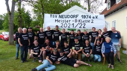 Bild: hme
Die "Meistermannschaft" des TSV Neudorf.