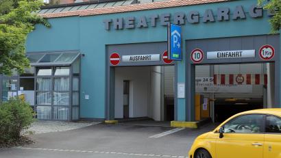 Bild: Wolfgang Steinbacher
Die Theatergarage in der Mühlgasse in Amberg wird einige Tage für Autofahrer gesperrt.