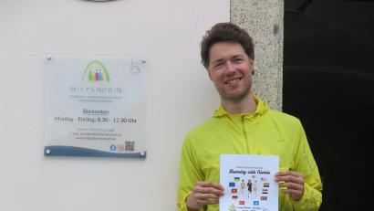 Bild: jzk
Sebastian Högl freut sich auf viele Teilnehmer am interkulturellen Lauftreff in und um Kemnath.