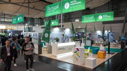 Bild: Friso Gentsch/dpa
Die Auswirkungen der Pandemie und des Krieges in der Ukraine werden auch auf der Hannover Messe deutlich.