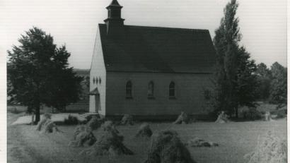 Repro: u/Archiv Strobl
Diese Aufnahme zeigt die Gustav-Adolf-Gedächtniskirche im Jahr 1952.