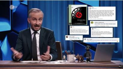Screenshot: ZDF Magazin Royale
Böhmermann am Freitag auf ZDF.