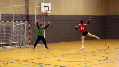 Bild: Stephan Koch/exb
Und: Tor? Der Verein FK Hvezda aus Eger gastiert beim Handball-Club (HSG) Weiden.