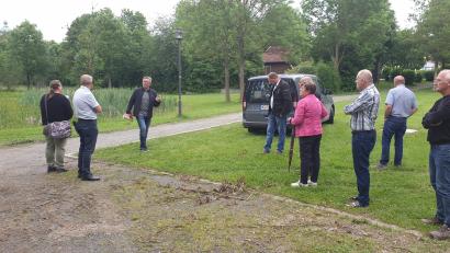 Bild: bey
Zu Beginn der Bauausschusssitzung stand das Thema Sanierung und Neugestaltung des Kurparks auf der Tagesordnung.