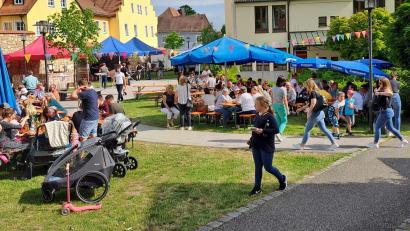 Bild: Kolpingfamilie Kemnath/exb
Beim Gartenfest der Kolpingfamilie war viel los.