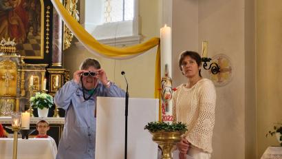 Bild: Carola Helm/exb
Von links nach rechts: Silvia Stiegler, Franziska Kneißl.