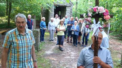 Bild: Kunz
Die Fußwallfahrt zur Muglhofer Kapelle.
