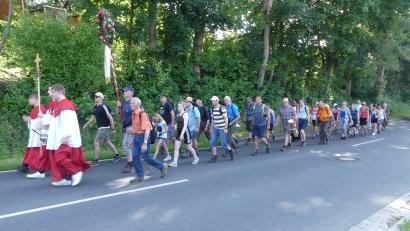 Bild: rn
Letzter Anstieg in der Kirchenthumbacher Straße vor dem Einzug in die Bergkirche.