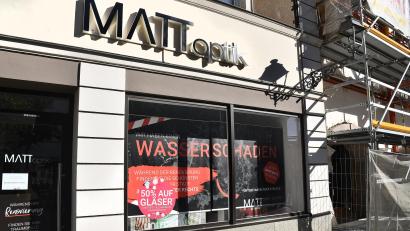 Bild: Petra Hartl
Optik Matt an der Bahnhofstraße 14 in Amberg ist wegen eines Wasserschadens geschlossen. Der Laden ist umgezogen.