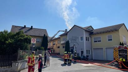 Bild: jus
In einer Metzgerei in Mantel brannte es am Donnerstagmorgen.