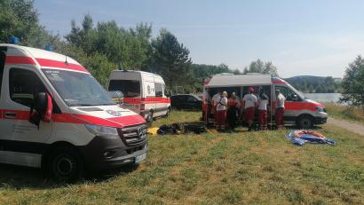 Bild: wrl
Am Mittwoch wurde noch nach Pater Binu Kureekattil gesucht, gegen Mittag wurde er im Murner See gefunden.