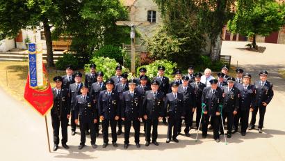 Bild: Rauch/exb
Die Feuerwehr Kötzersricht präsentierte sich stolz am Tag ihrer 70-Jahr-Feier.
