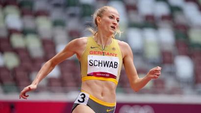 Archivbild: Michael Kappeler/dpa
Corinna Schwab startet in Berlin bei der deutschen Meisterschaft über die 400 Meter.