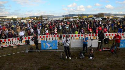 Archivbild: Helmut Kunz
Die Demo 2020 auf dem Volksfestplatz.