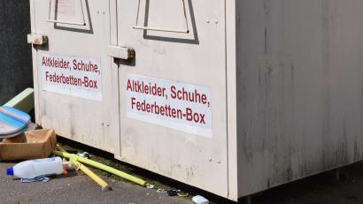 Bild: bö
Das Landratsamt hat zwei Sammelstellenverschmutzer erwischt.