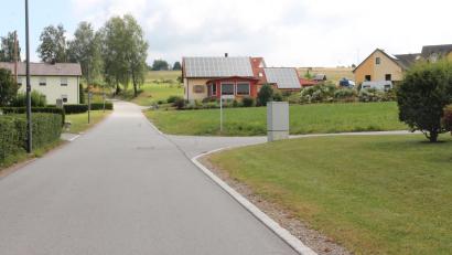 Bild: pi
Hier gilt "Rechts vor Links" auf der Straße Georgenberg – Neukirchen zu St. Christoph.