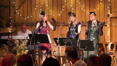 Bild: fvo
Albert Sommer, Doris Völkl, Steffi Daubenmerkl und Andrea Götz sorgen für einen unterhaltsamen Abend.