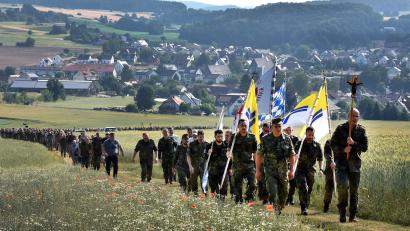 Bild: Stephan Huber
Die große Wallfahrt der Bundeswehr auf den Mariahilfberg in Amberg war heuer ohne Einschränkungen möglich.