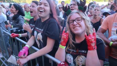 Bild: Kunz
Kim Wilde begeistert ihre Fans auf dem Oberpfalzfestival in Tännesberg.