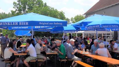 Bild: ct
Viele Gäste kamen zum Gartenfest des OGV Sigl.