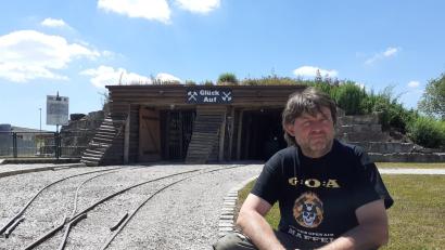 Bild: privat/exb
Gerhard Raß, Initiator des Gruben Open-Airs auf dem Gelände des ehemaligen Eisenerzbergwerk bei Auerbach.