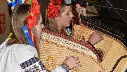 Bild: hcz
Die Musikerinnen von "Zbrucz" gestalten die Gebetsstunde.